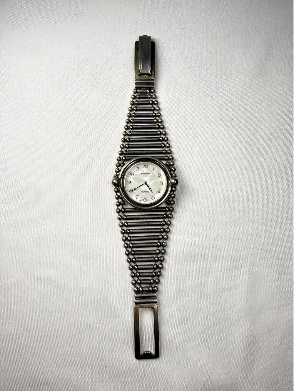 Vintage Zeemex Women’s Watch Wristwatch Silver Color - Picture 2 of 4